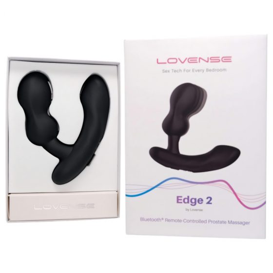 LOVENSE Edge 2 - inteligentní, nabíjecí vibrátor na prostatu (černý)