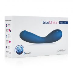   OHMIBOD Bluemotion Nex 2 - chytrý, akumulátorový vibrátor na bod G (modrý)