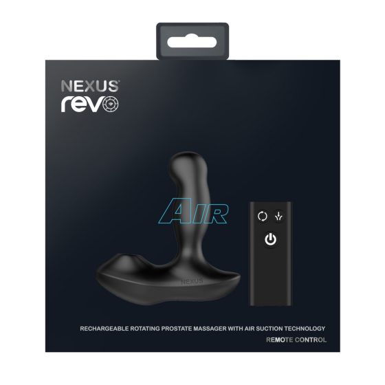 Nexus Revo Air - rotační prostatický vibrátor (černý)