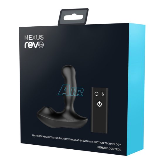 Nexus Revo Air - rotační prostatický vibrátor (černý)